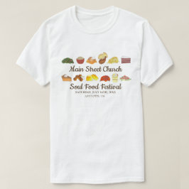 Camiseta Evento de Comida de Soul Festival Cozinhar da Cuis