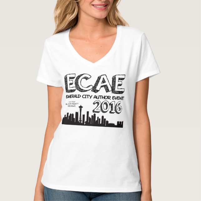 Camiseta Evento esmeralda 2016 do autor da cidade - o (Frente)