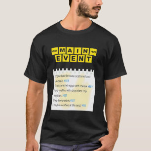 Camiseta Evento Principal Yeet Hashbrowns Triplos Espalhado