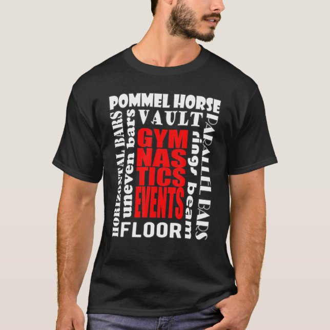 Camiseta Eventos de ginástica Esportes no Concurso Internac (Frente)