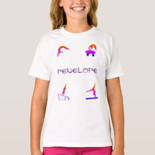 Camiseta Eventos de ginástica feminina personalizados de ca