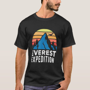 Camiseta Everest Expeditions Mountain Exploration Adventure