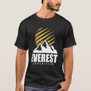 Camiseta Everest Expeditions Mountain Exploration Adventure