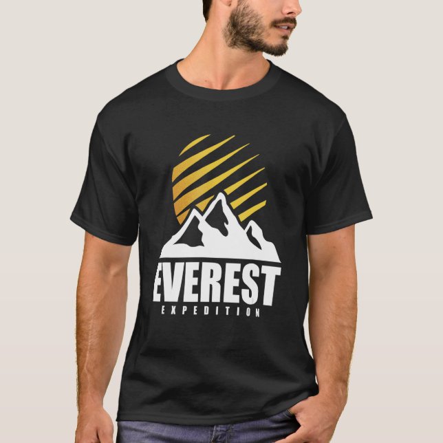 Camiseta Everest Expeditions Mountain Exploration Adventure (Frente)
