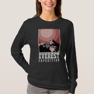 Camiseta Everest Expeditions Mountain Exploration Adventure