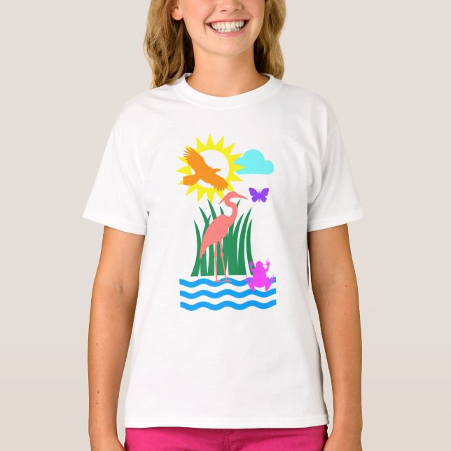 Camiseta Everglade Creatures (Frente)