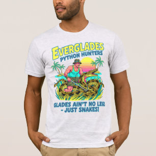 Camiseta Everglades homem da Flórida domador de cobras