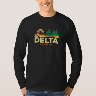 Camiseta Evergreen Sunset Delta Forest Alabama Woods Nature
