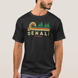 Camiseta Evergreen Sunset Denali Forest Alaska Woods Nature