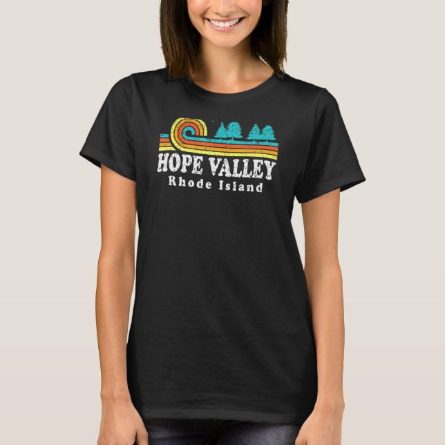 Camiseta Evergreen Sunset Hope Valley Forest Rhode Island W (Frente)