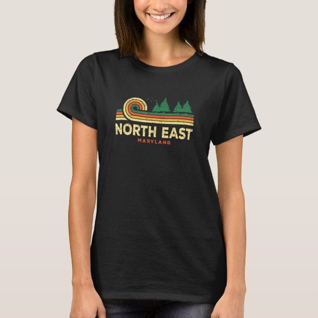 Camiseta Evergreen Sunset North East Forest Woods (Frente)