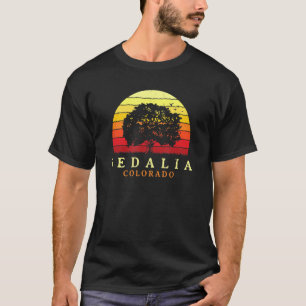 Camiseta Evergreen Sunset Sedalia Oak Tree Colorado Bur Oak
