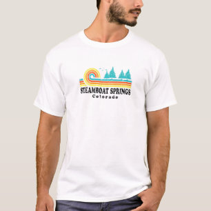 Camiseta Evergreen Sunset Steamboat Primavera Forest Colora