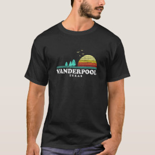 Camiseta Evergreen Sunset Vanderpool Forest Texas Woods Cam