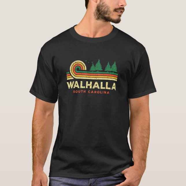 Camiseta Evergreen Sunset Walhalla Forest Carolina do Sul W (Frente)