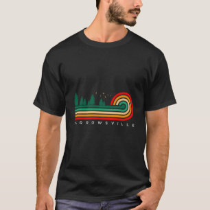 Camiseta Evergreen Vintage Stripes Burrowsville Virginia