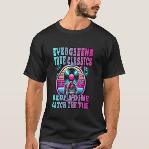 CAMISETA EVERGREENS CLÁSSICOS VERDADEIROS DROP A DIME PEGUE