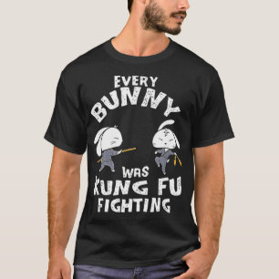 Camiseta Every Bunny Was Kung Fu Fighting  Ninja Easter