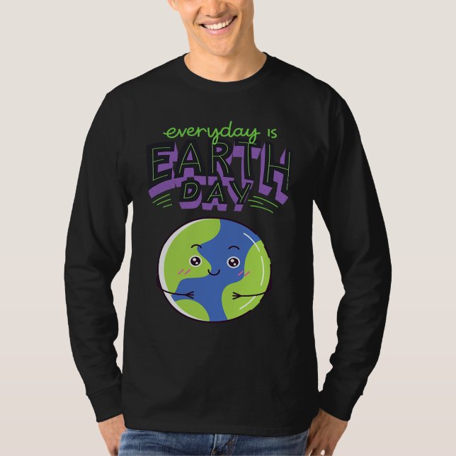 Camiseta Every Day Is Earth Day (Frente)