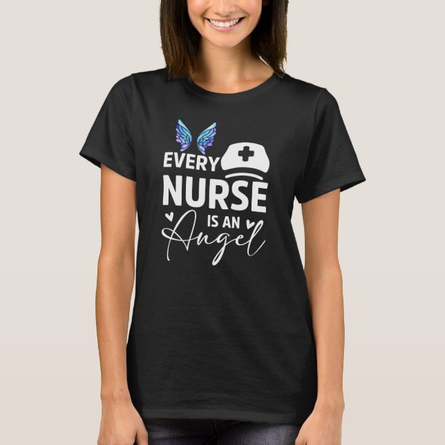 Camiseta Every Nurse is an Angel (Frente)