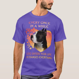 Camiseta Every Once In A While A Dog American Pit Bull Ente