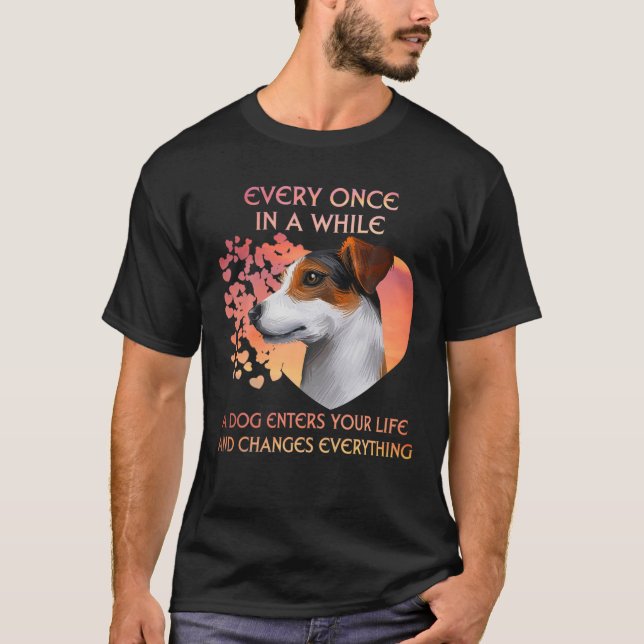 Camiseta Every Once In A While A Jack Russell Terrier Enter (Frente)