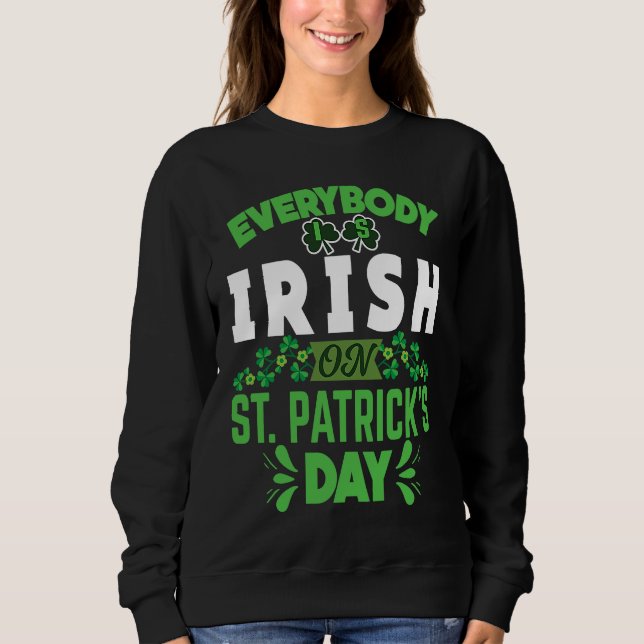 Camiseta Everybody is Irish on St Patricks Day costume Men  (Frente)