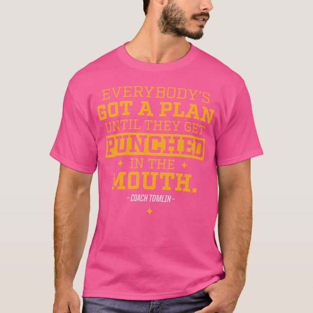 Camiseta Everybodys got a plan gift (Frente)