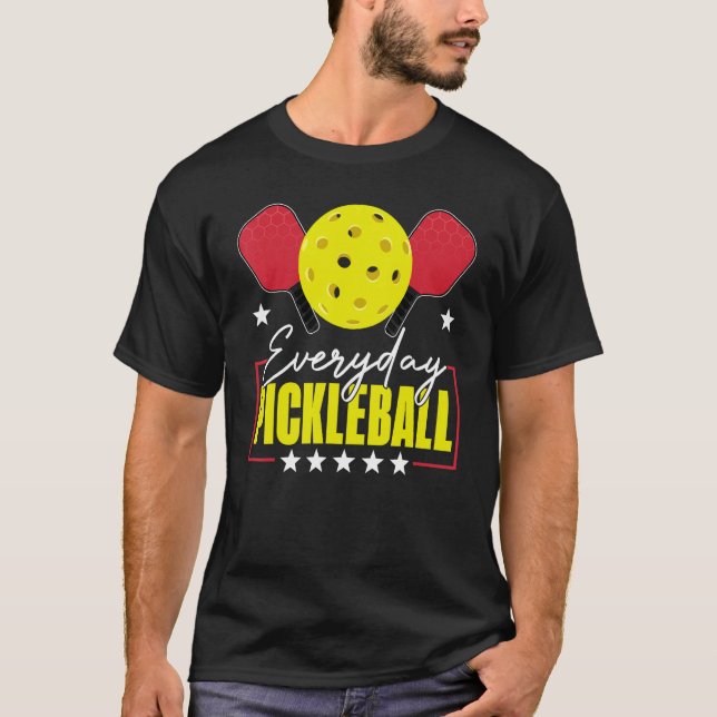 Camiseta Everyday Pickleball Funny Pickleball   Player Men  (Frente)