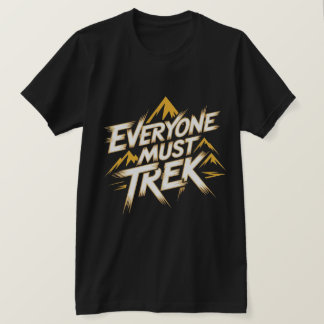 Camiseta Everyone Must Trek Mountain Logo 