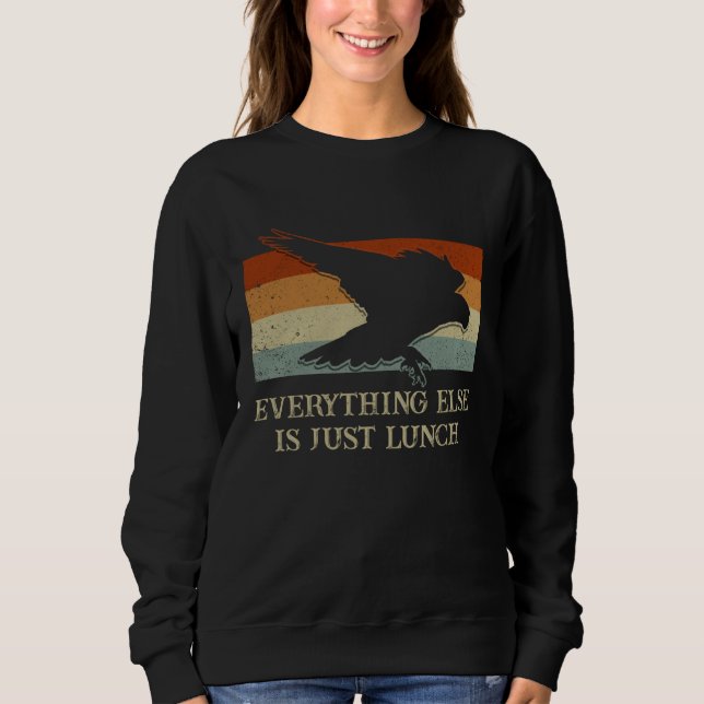 Camiseta Everything Else Is Just Lunch Falconry  Falconer H (Frente)