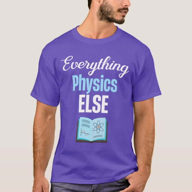 Camiseta Everything Else Physics Professor Chemistry vintag (Frente)
