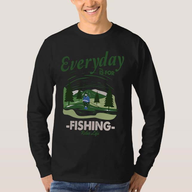 Camiseta Everything is for fishing Relax Life (Frente)