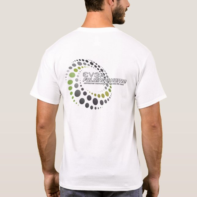 Camiseta EVGA Folding@Home Camisa-T Espiral (Verso)