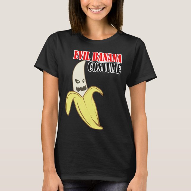 Camiseta Evil Banana Costume Funny (Frente)