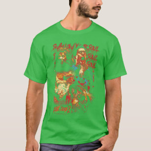 Camiseta Evil Dead 2 Engula Sua Alma Colagem Filme de Terro