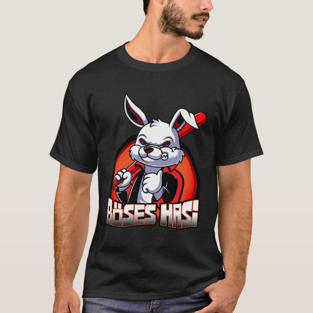 Camiseta Evil Hasi Rabbit Easter Bunny (Frente)