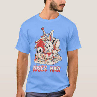 Camiseta Evil horror bunny with sword shield and knight arr