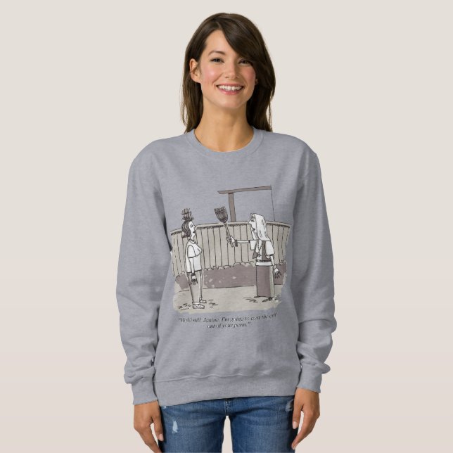 Camiseta Evil Perm women gray sweatshirt (Frente Completa)