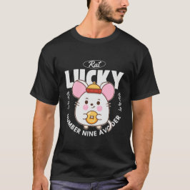 Camiseta Evitador do número nove da sorte