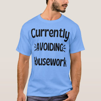 Camiseta Evitar Atualmente Procrastinato Humoroso Ao Serviç