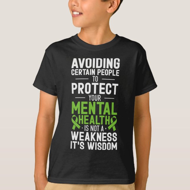 Camiseta Evitar Certas Pessoas Para Proteger Sua Saúde Ment (Frente)