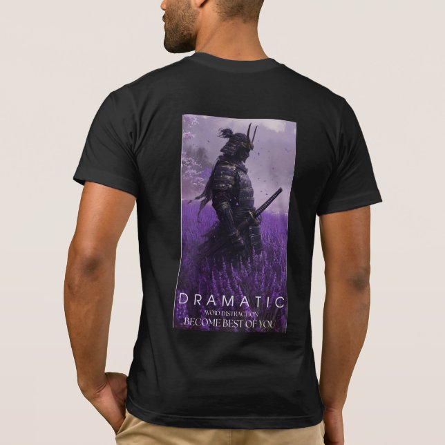 Camiseta evitar distração de produtos de impressão (Verso)