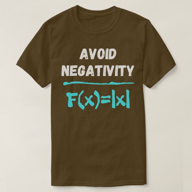 Camiseta Evite a equação matemática engraçada com fórmula d (Frente do Design)