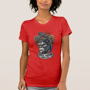 Camiseta Evolua Através da Cibernética Mecânica Gori