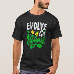 Camiseta Evolua, seja Vegano, comida