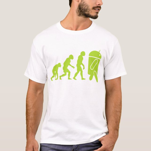 Camiseta Evolução Androide (Frente)