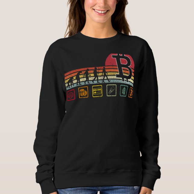 Camiseta Evolução Bitcoin Btc Criptomoeda Blockchain Vi (Frente)