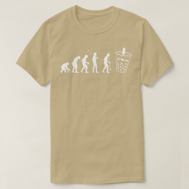 Camiseta Evolução Boba Bubble Tea 884 (Frente do Design)