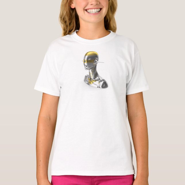 Camiseta Evolução Ciborgue (Frente)